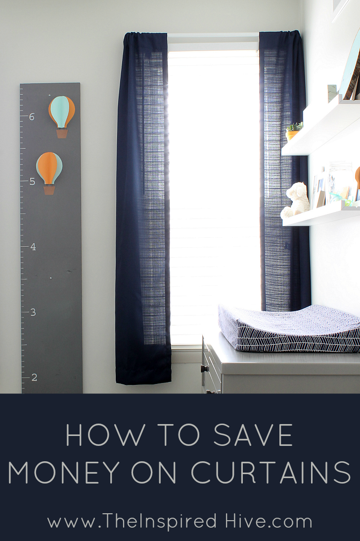 How to save money on curtain panels The Inspired Hive