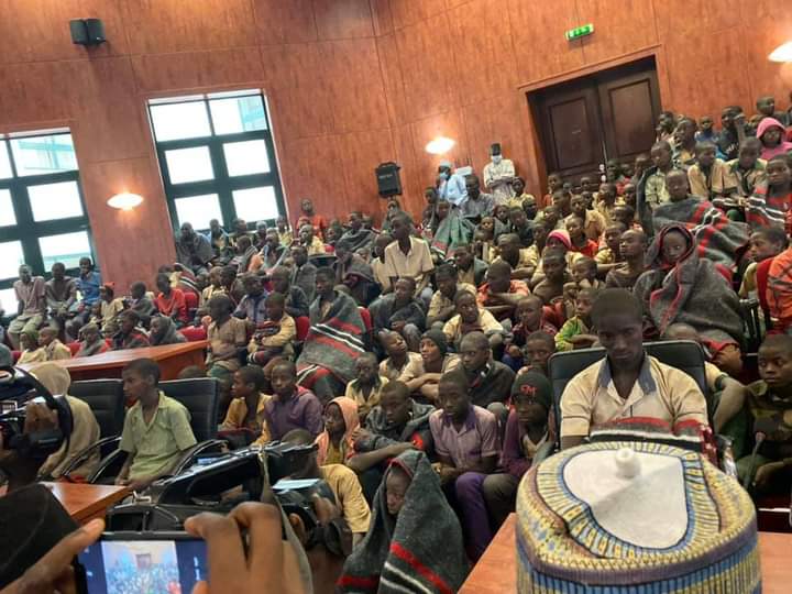 Buhari Meets With Released Katsina Students CKN News