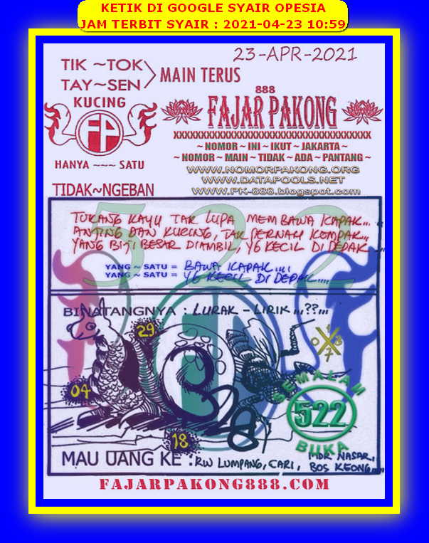 PREDIKSI HK MALAM INI