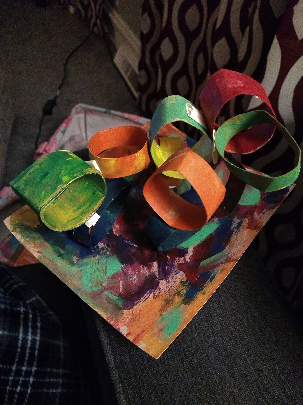 Mermaids Love Art Toilet Paper Roll Abstract Sculpture