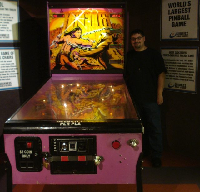 Neon Rocketship The World's Largest Pinball Game