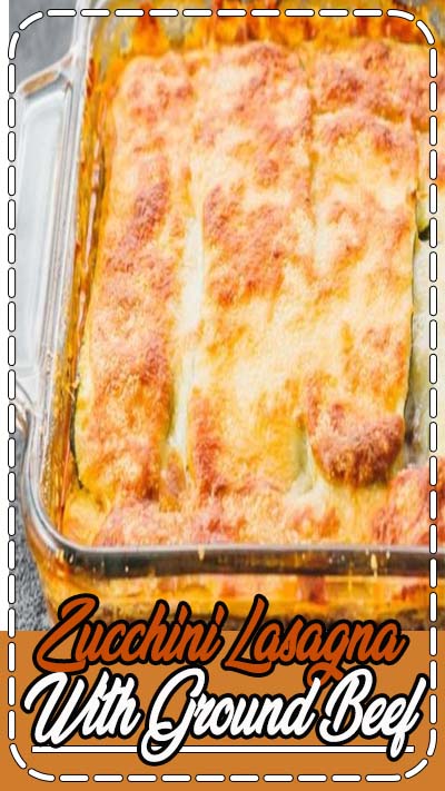 This easy zucchini lasagna is a great low carb and healthy alternative to your typical lasagna #keto #lowcarb #healthy #recipe