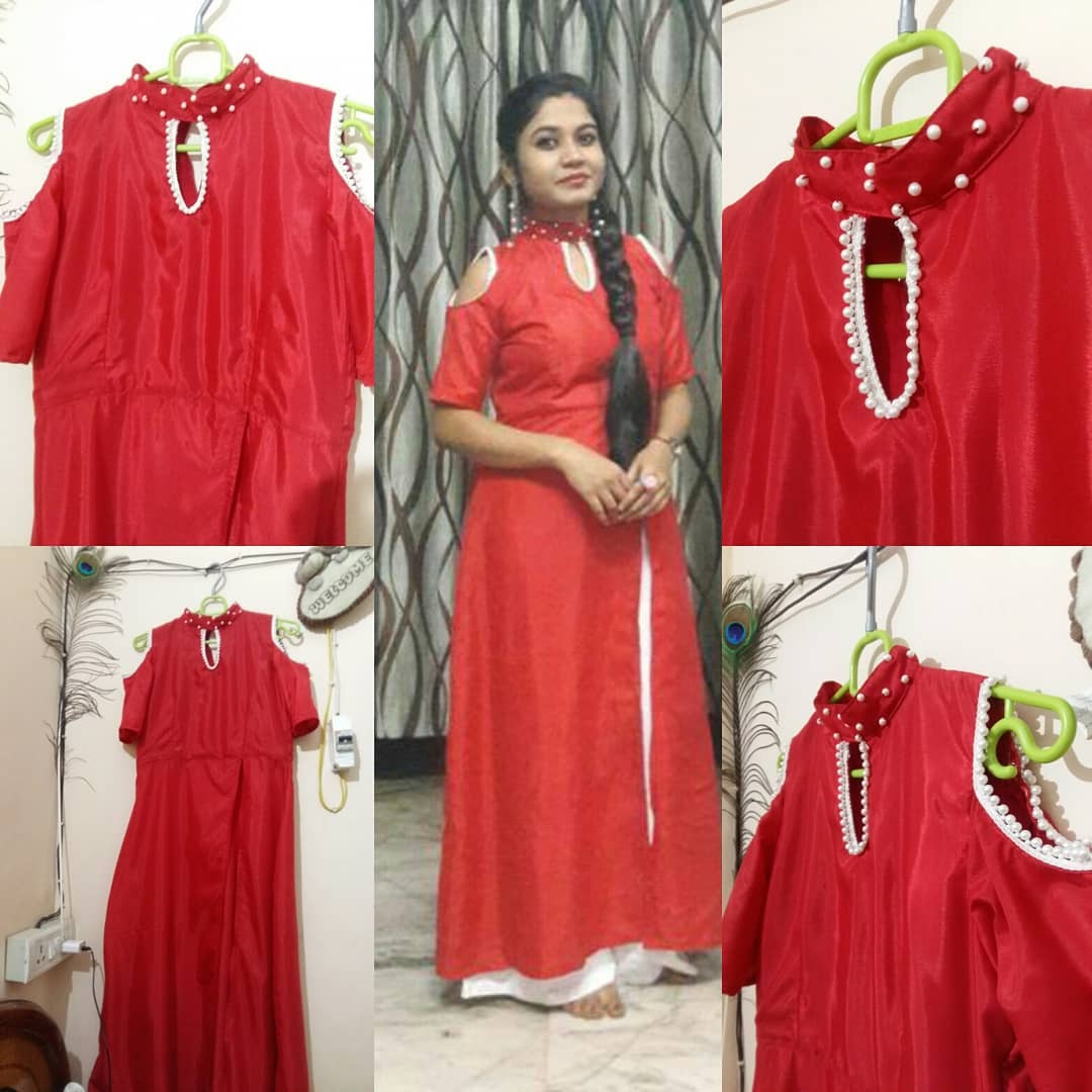 Convert Old Saree into Designer Jacket Kurti cutting & stitching Reuse old  saree to Kurti in Kannada - YouTube