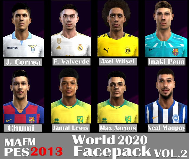 Pes 2013 World Facepack Vol 2 2020 Kazemario Evolution