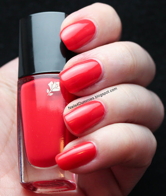 Nails4Dummies - Lancome Rouge In Love Swatch and Review