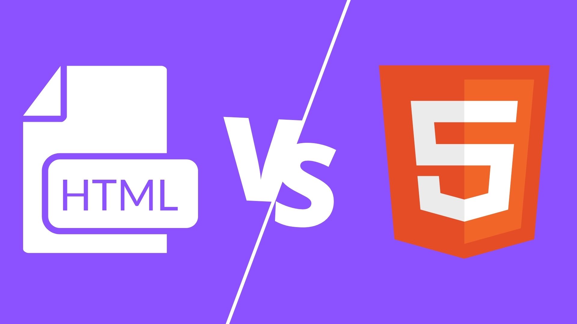 ما هو الفرق بين HTML و HTML5 ؟ كل ما تحتاج لمعرفته.