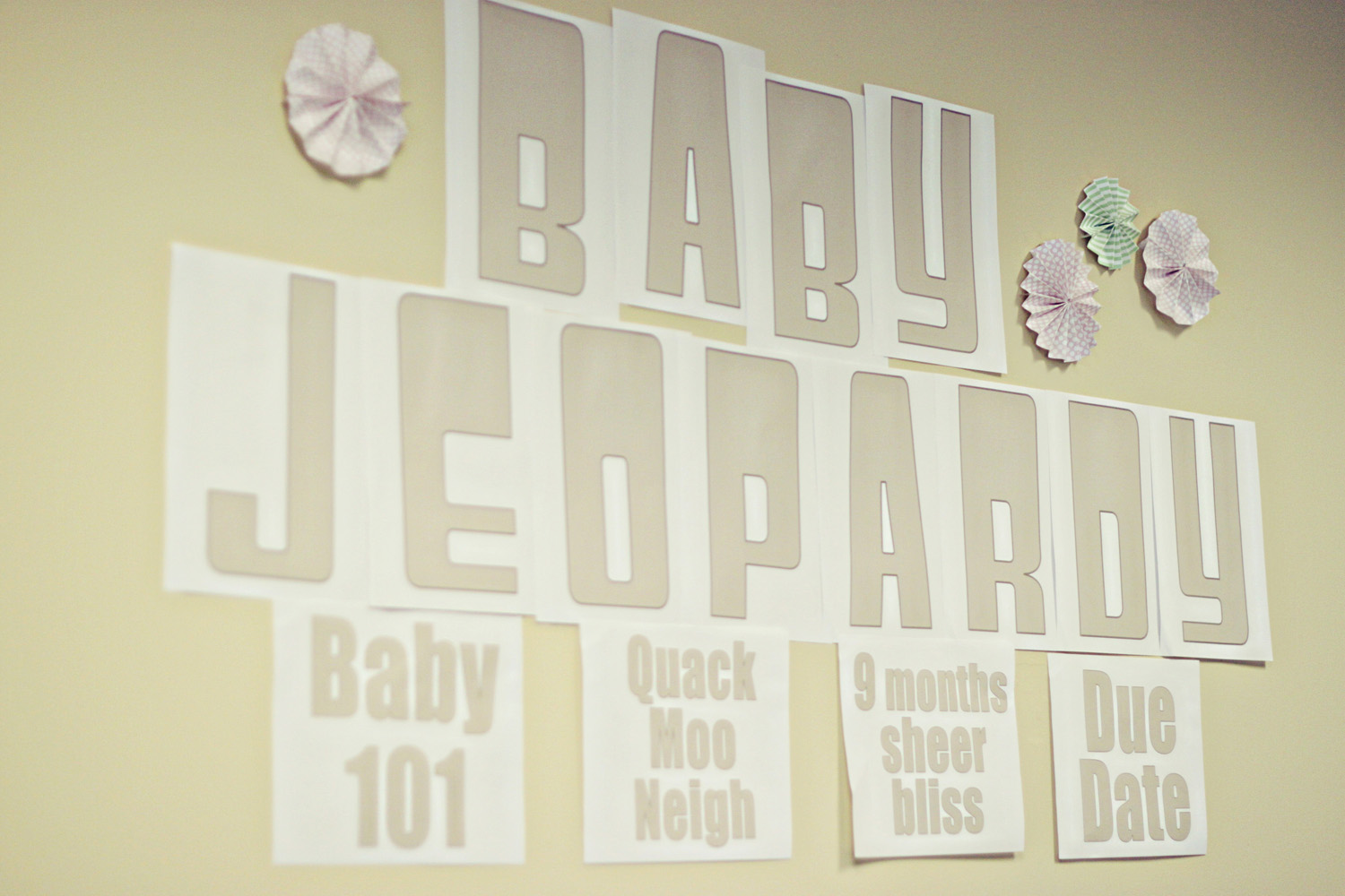 Free Baby Shower Printables! BABY JEOPARDY – At Home With Natalie