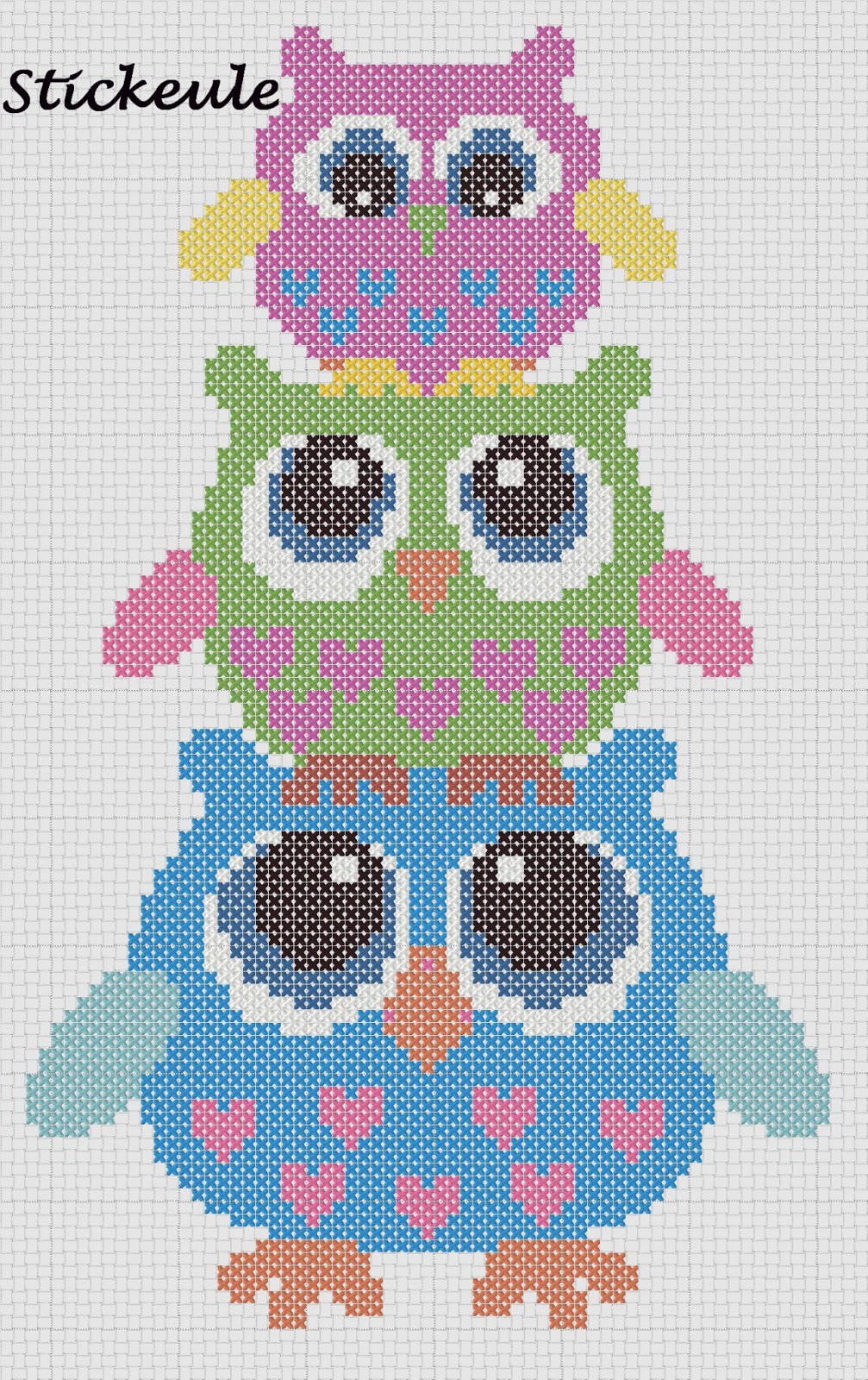 Cross Stitch Mania Free Owl Cross Stitch Chart