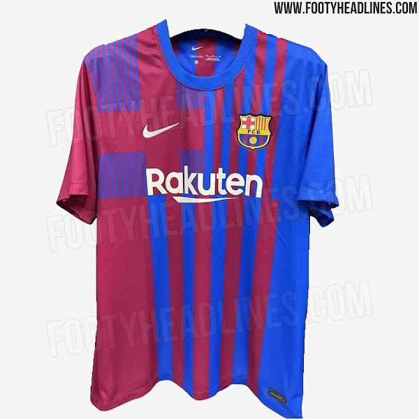 FC Barcelona 21-22 Home Kit Leaked - Official Pictures - Footy Headlines