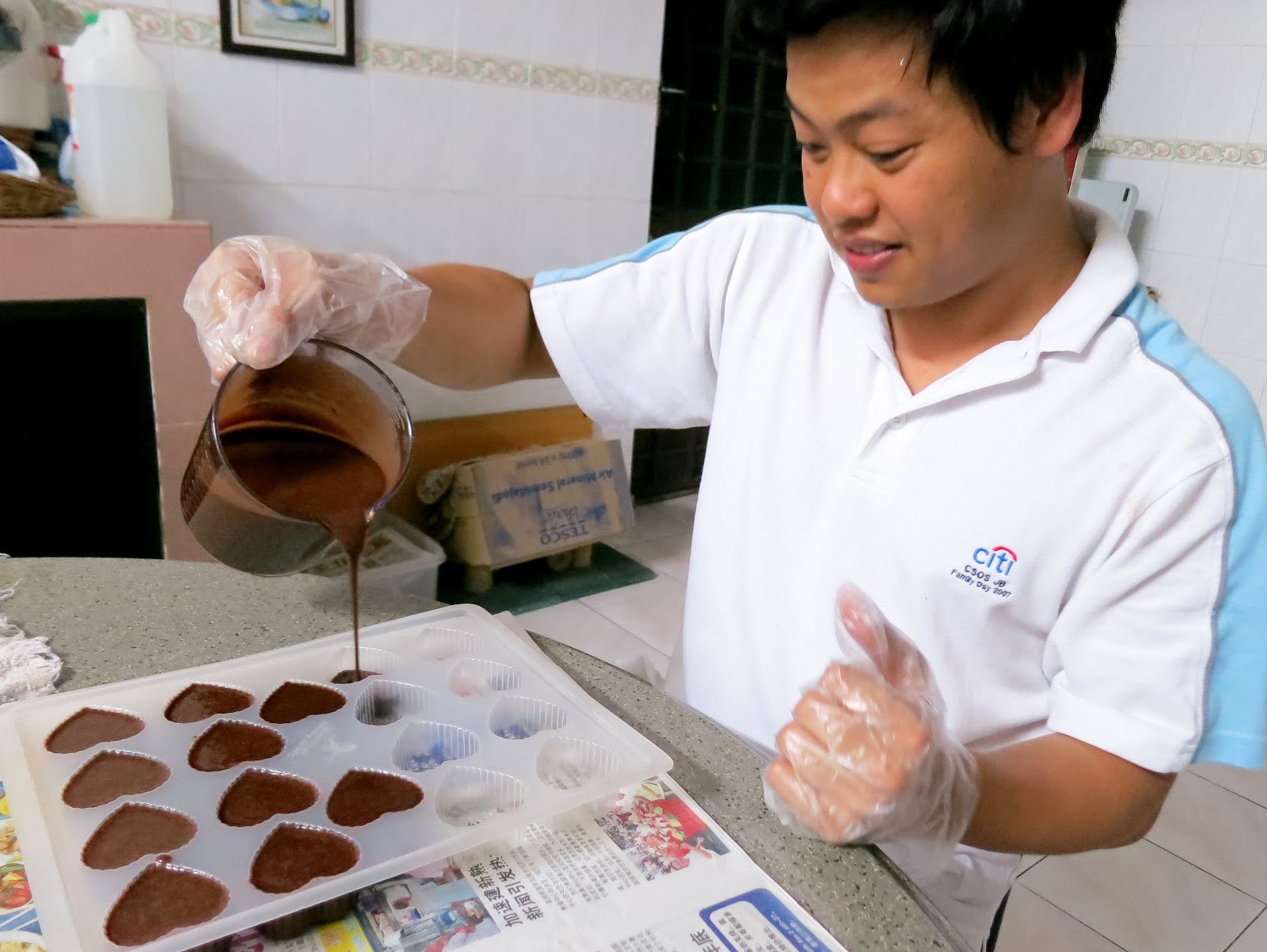 Homemade Chocolate Cakes at Chocolicious House in Johor Baru, Malaysia