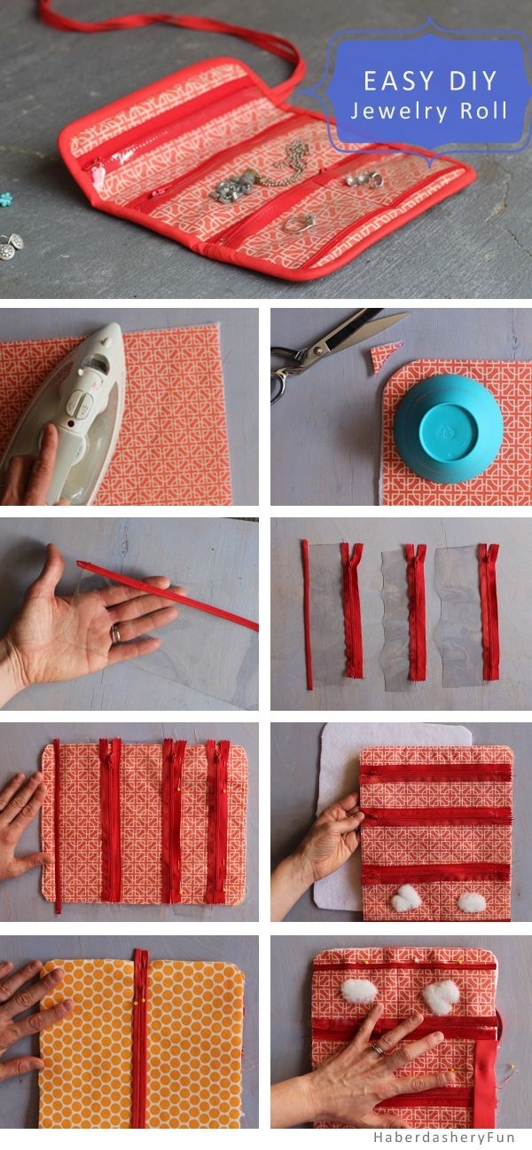 3. Jewelry Roll - 19 DIY Projects For The Travel Obsessed
