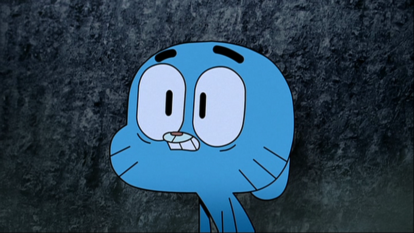 Gumball being naked in "The Picnic" .