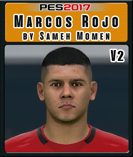 PES 2017 Faces Marcos Rojo by Sameh Momen