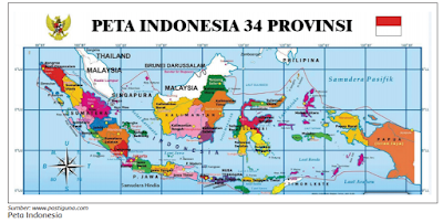 peta indonesia 34 provinsi www.simplenews.me