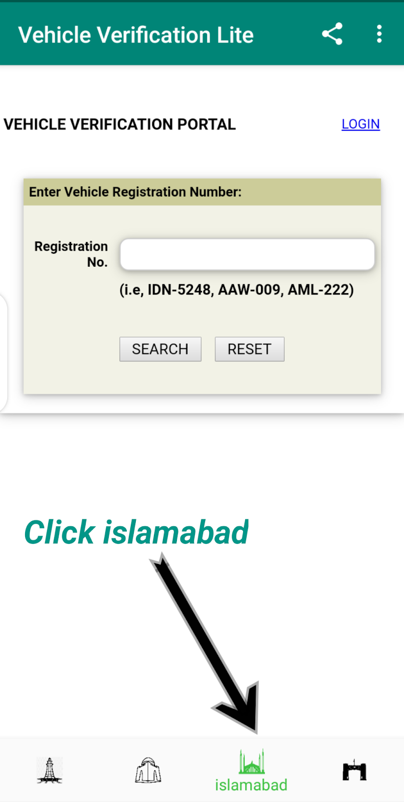 Islamabad_Way Vehicle Verification in Pakistan Pak Vehicle
