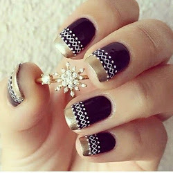 nail designs nails winter tribal cool stickers credit