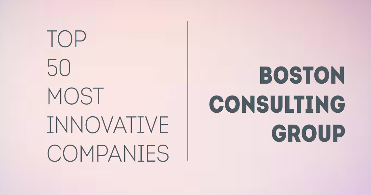 Top 50 most innovative companies Boston Consulting Group