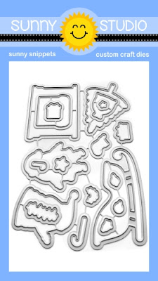 Sunny Studio Stamps: Santa Claus Lane Metal Cutting Dies to coordinate with Stamp Set