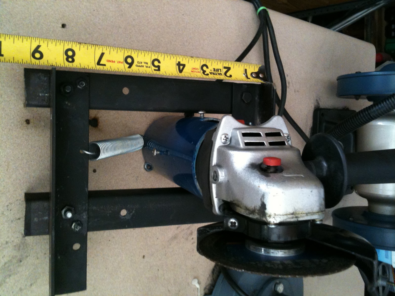 Practically Home Built Angle Grinder Stand