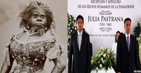ape woman buried in mexico