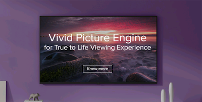 Vivid Picture Engine Mi TV's latest Technology Updates