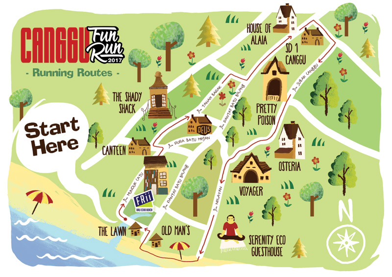 🔍 Rute Canggu Fun Run • 2017 Rute Canggu Fun Run • 2017