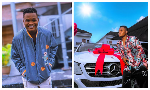 Comedian Oluwadolarz gifts himself a new Mercedes Benz (photos)