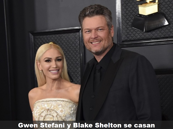 Gwen Stefani y Blake Shelton se casan
