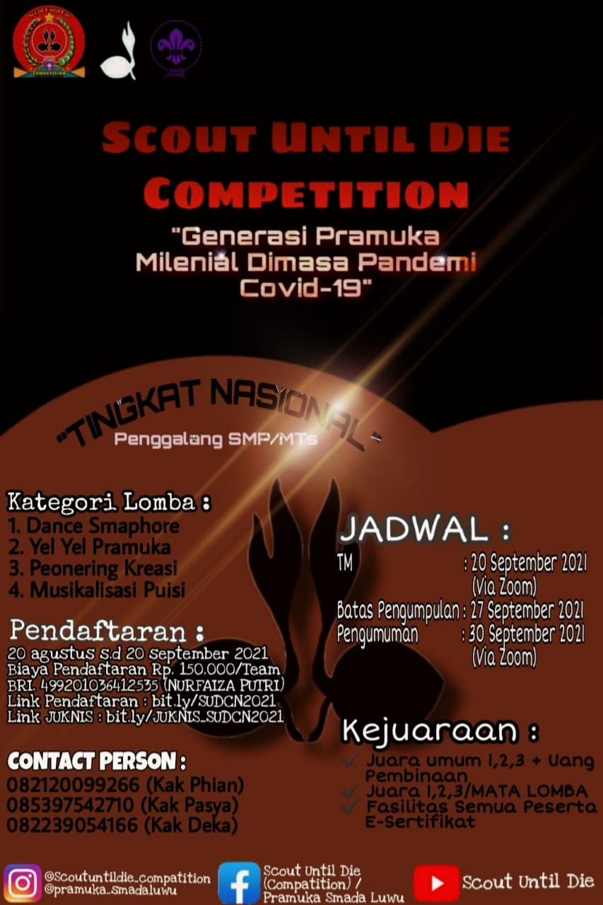 Scout Until Die Competition Lomba Pramuka Penggalang Tingkat Nasional Informasi Event Amp Lomba Pramuka