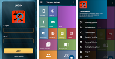 Tampilan Aplikasi Android Telusur Reload