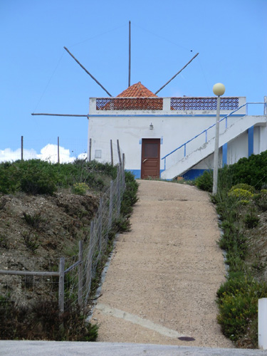 Windmills in Algarve Portugal.