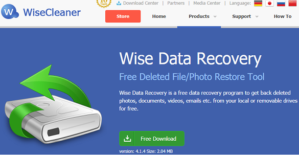Wise Data Recovery is a free data recovery tool to get back deleted or lost pictures, music, documents, videos,