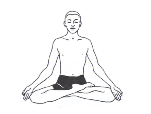 Padmasana Or Lotus Position Drawing by English School  Fine Art America
