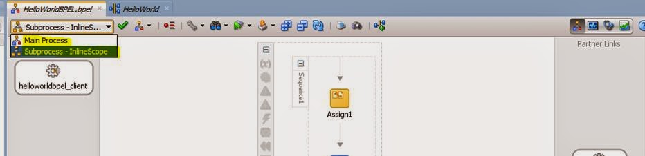Learning SOA: SubProcess in SOA 12c
