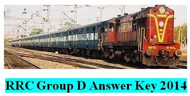 RRC Group DF Answer Key 2014