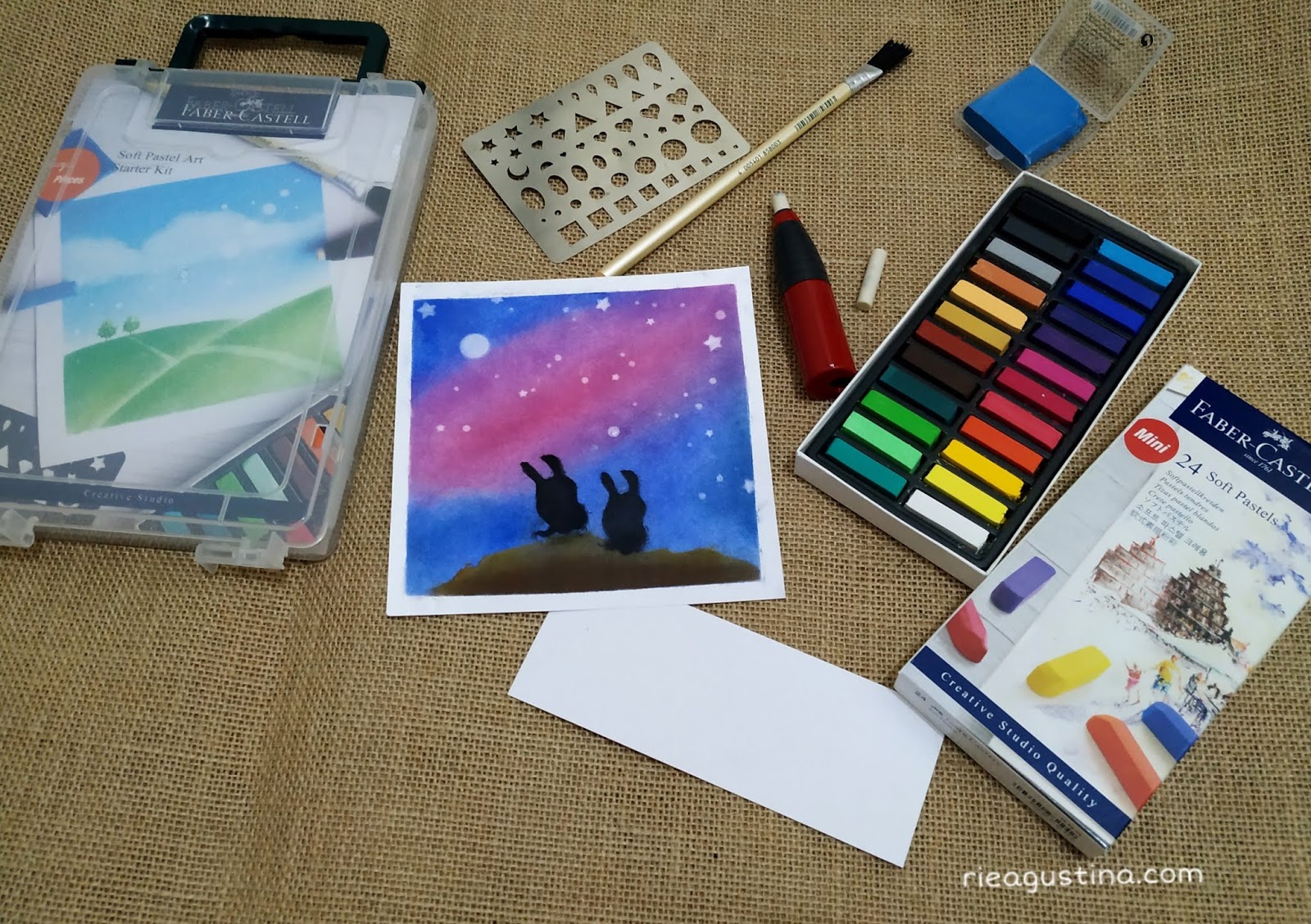 Soft Pastel Art Starter Kit Faber Castell, belajar Menggambar dengan mudah