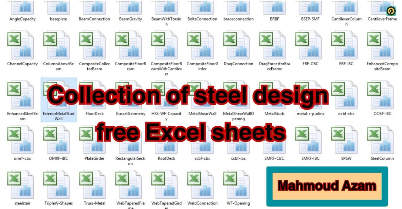Collection of Steel Design Free Excel Sheets Collection of Steel Design Free Excel Sheets