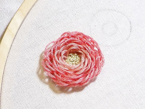 Hướng dẫn thêu hoa 3d - Hình 6