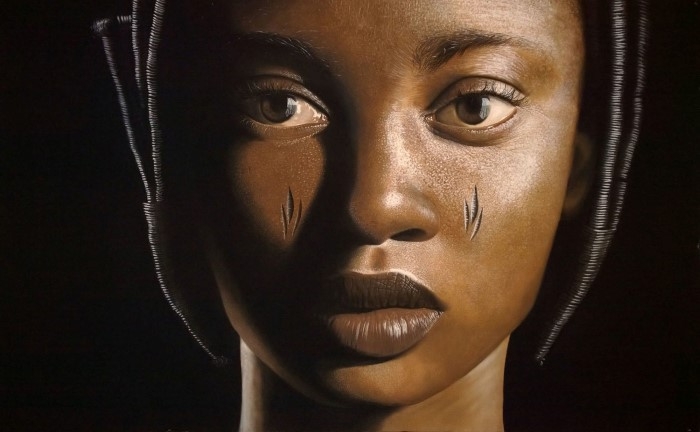 Нигерийский художник. Babajide Olatunji