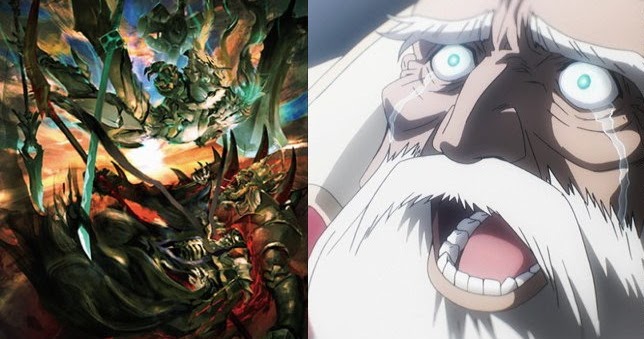 原作オーバーロード14巻 アニメ2期に登場したドラゴンとアインズが戦闘