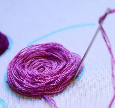 Hướng dẫn thêu hoa hồng - Hình 6