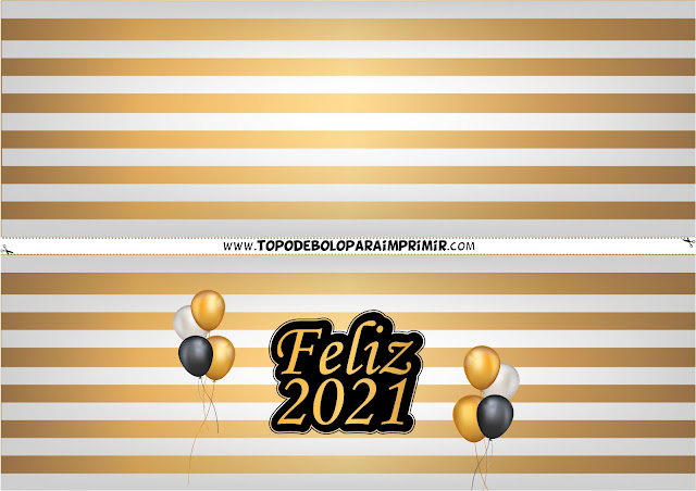 faixa lateral feliz 2021 para imprimir