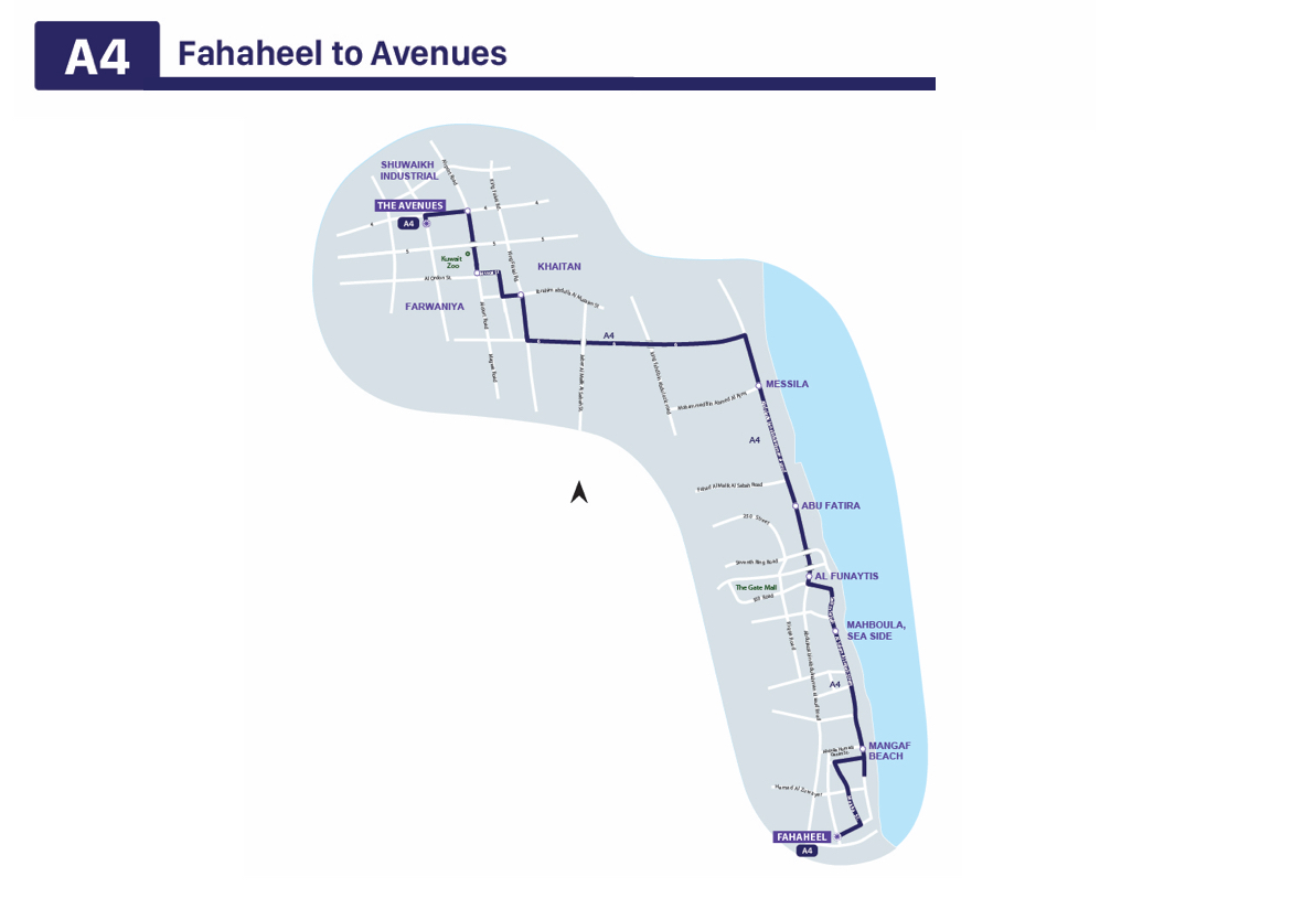 A4 Kuwait Bus Route A4 Fahaheel to Avenues, KuwaitBusA4, iiQ8 A4 Kuwait Bus Route A4 Fahaheel to Avenues, KuwaitBusA4, iiQ8