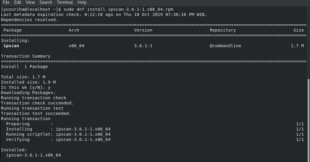 Cara Install File Paket RPM di CentOS 8 LinuxSec