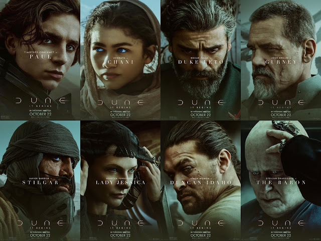 Dune 2021 Part One character poster
