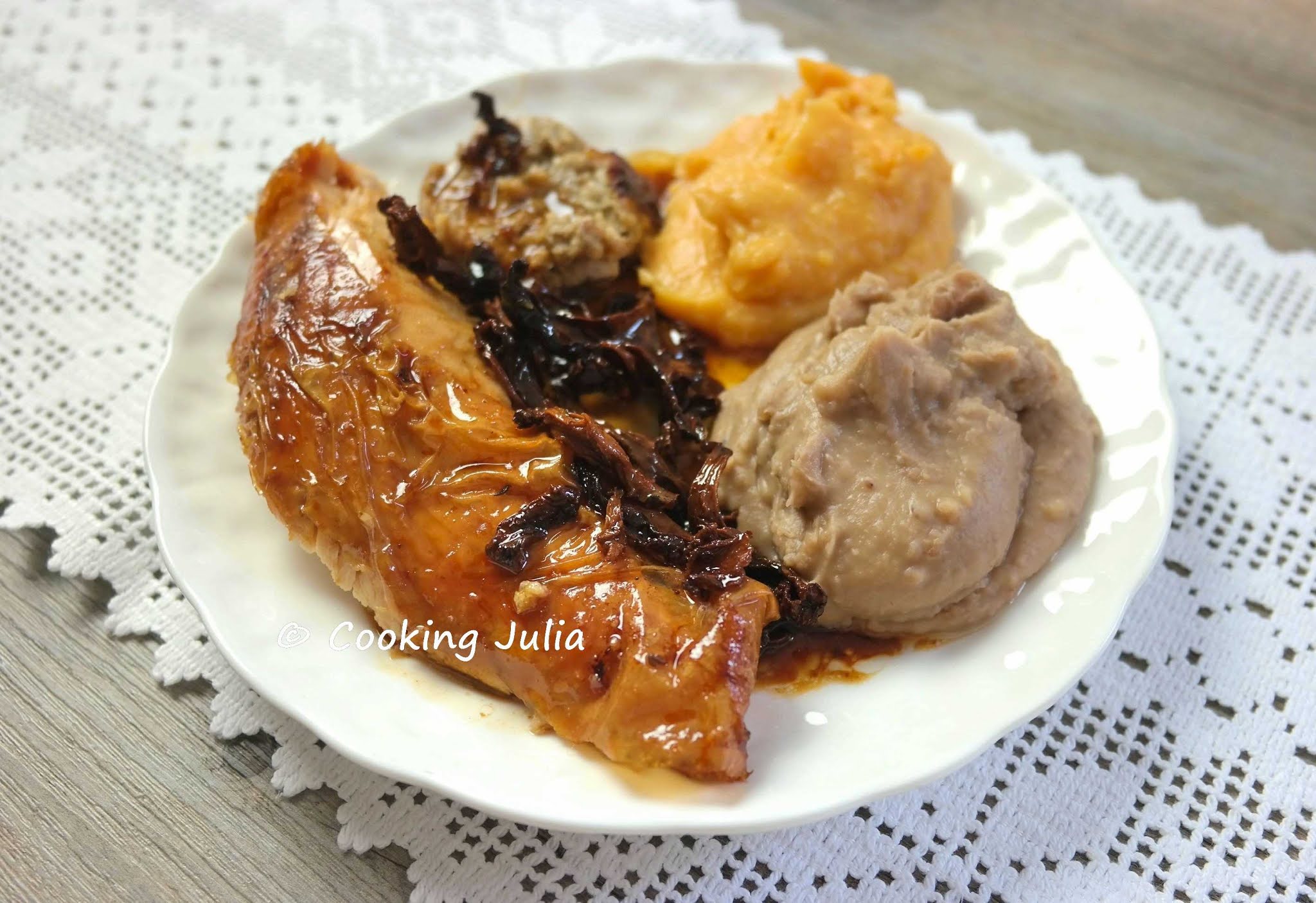 Cooking Julia Dinde Farcie Au Foie Gras Et Girolles