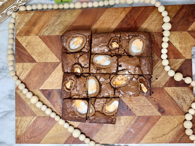 Cadbury Creme Egg Brownies