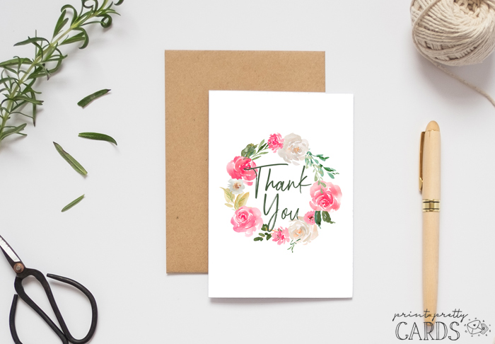 Free Downloadable Thank You Cards Print Pretty Cards Free Downloadable Thank You Cards Print Pretty Cards