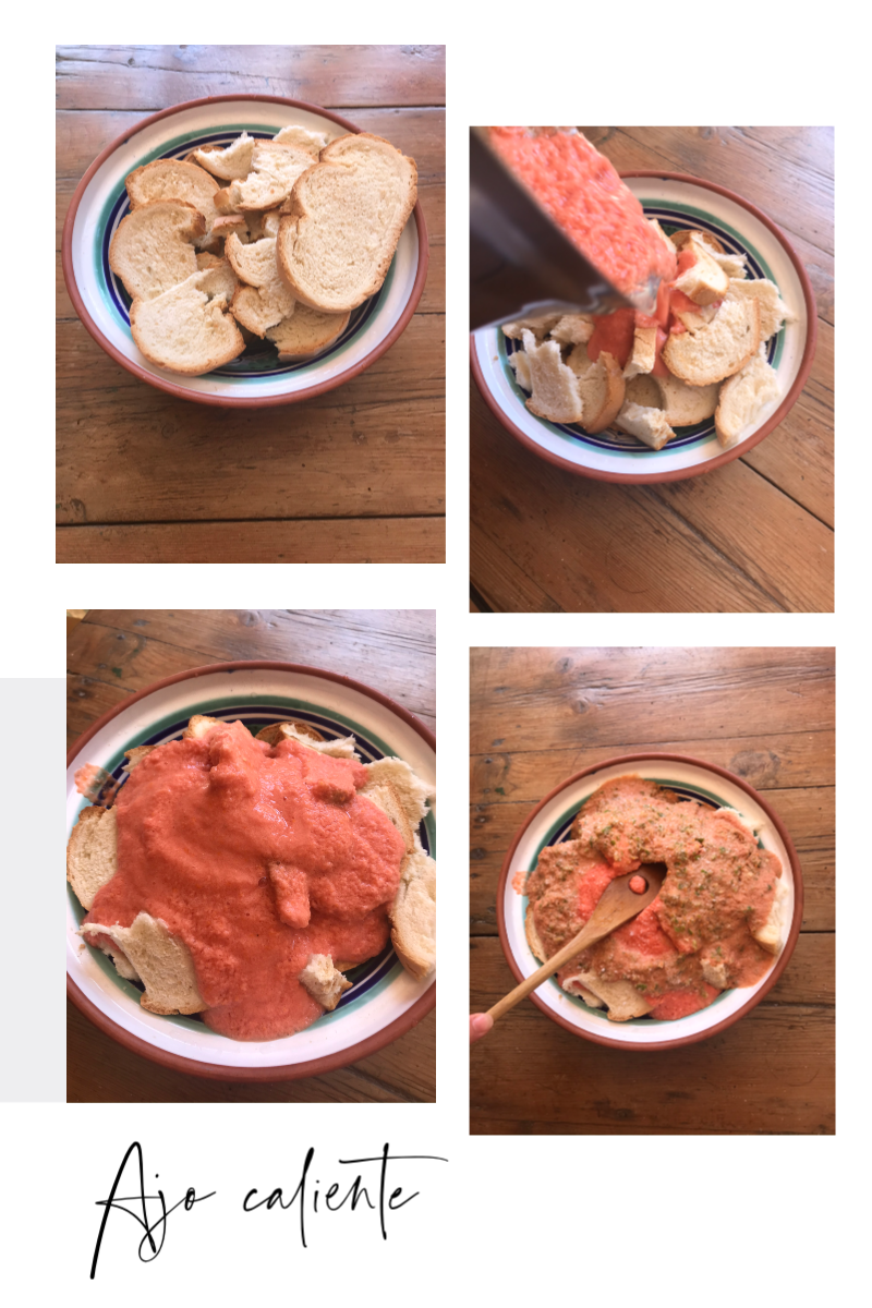 Ajo caliente La Taza de Loza