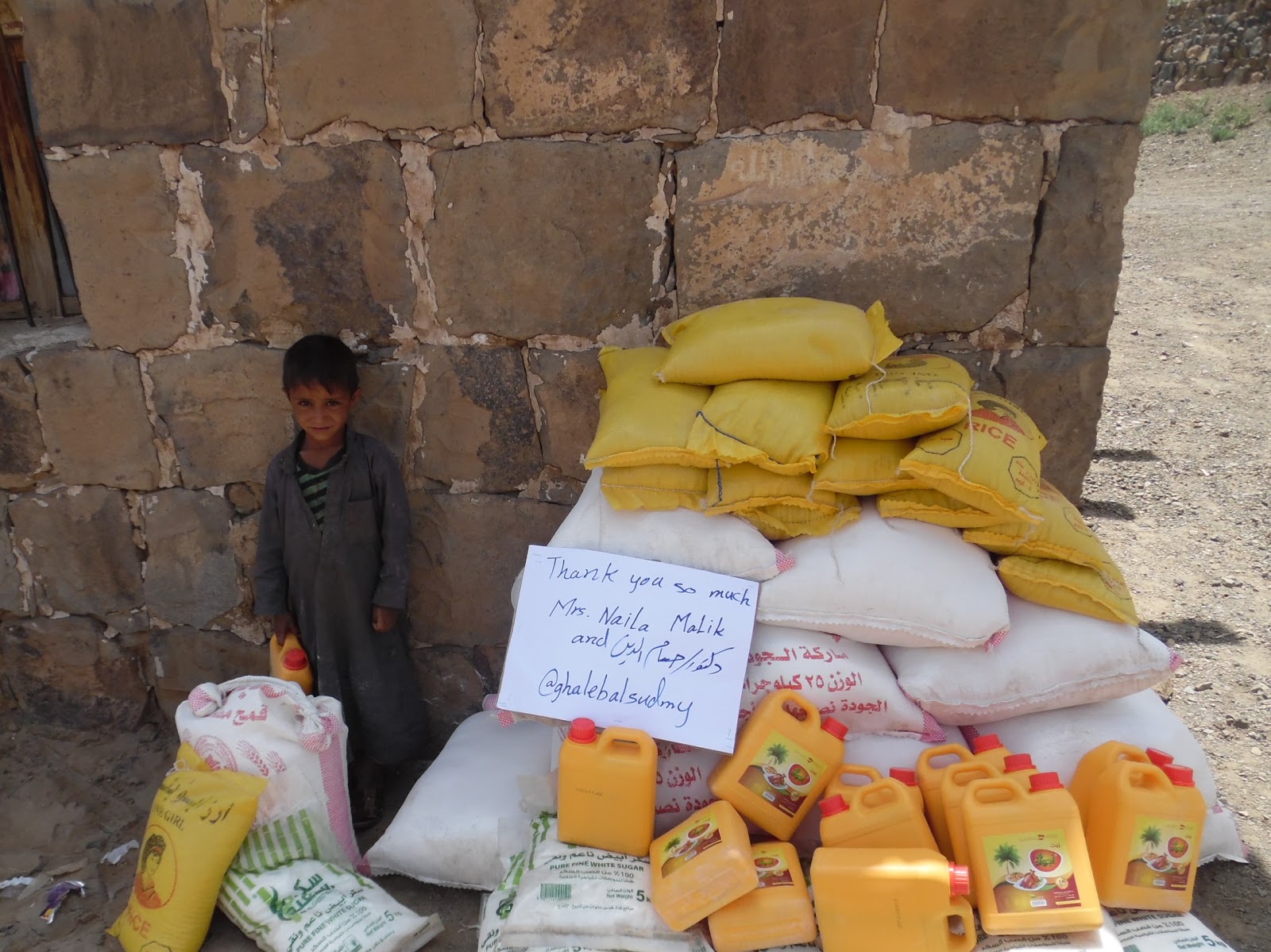 ghaleb alsudmy We distributed food baskets to poor families and orphans in north Sanaa